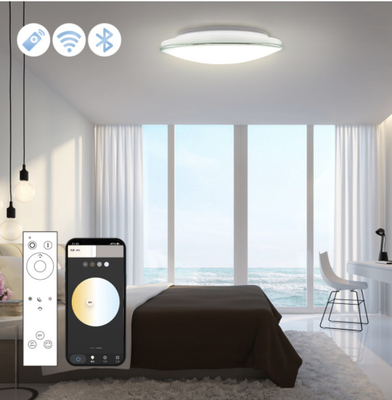 Adjustable Smart LED Panel Light RF CE JAP Remote Wireless Control 3800lm