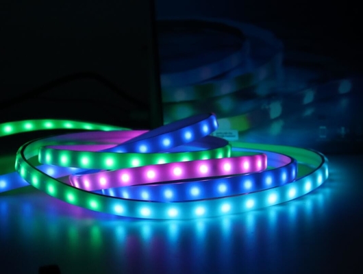 32 Ft Dimmable Cob LED Strip RGB Strip RF Music Synchronization