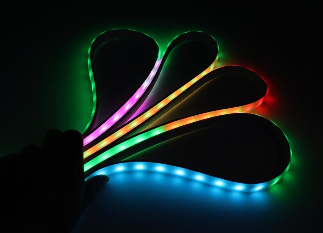 24v COB Flexible LED Strip Light Smart Voice WIFI APP RGB Color Music Synchronization